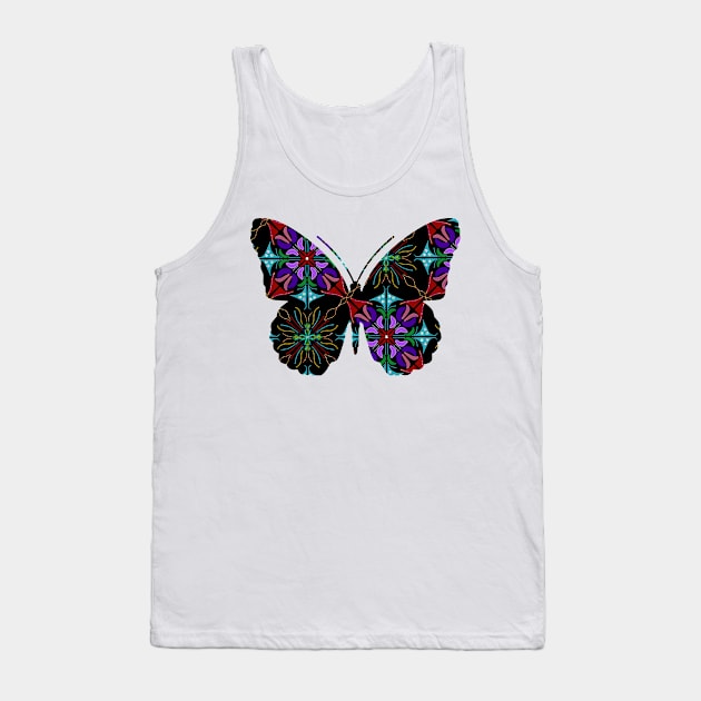 Abtract Shape Patterns Tank Top by Jane Izzy Designs